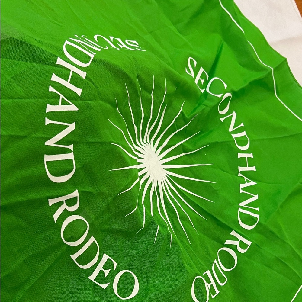 Green Secondhand Rodeo Bandana - Picture 4 of 4